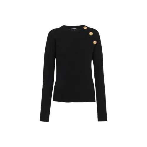 BALMAIN SS22 Свитер Женский Черный