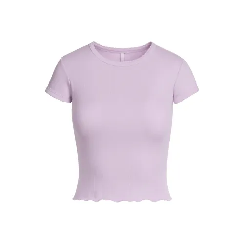 SKIMS T-Shirt Женская Глициния Глициниево-фиолетовый