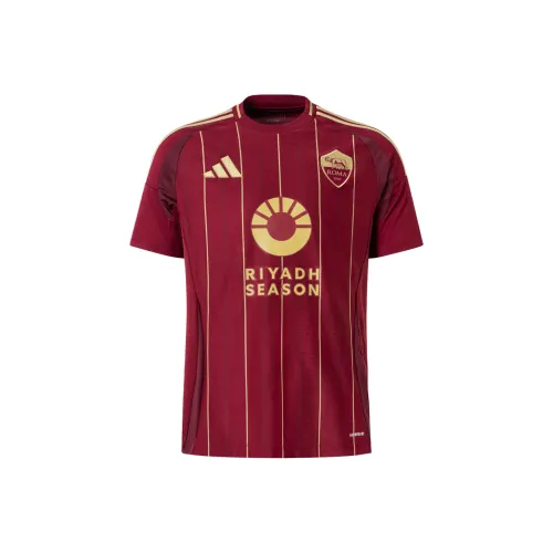 Adidas AS ROMA 24 25 Дом Джерси Футбол Джерси Мужской Красный