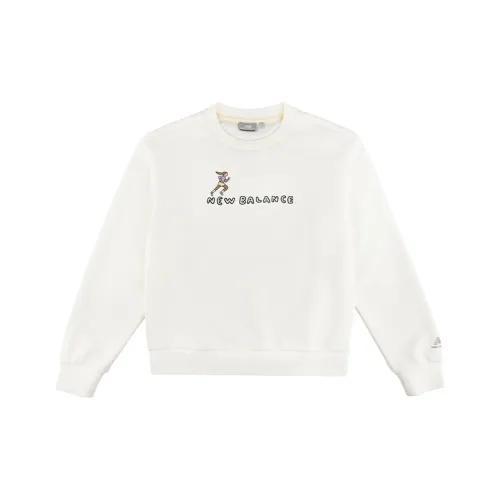 New Balance Белые Женские Свитшоты