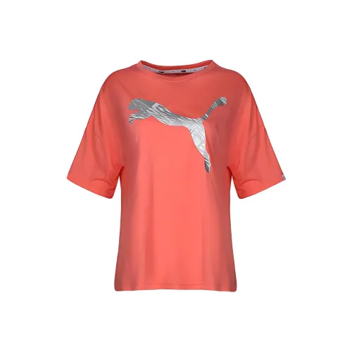 PUMA ESS + Реглан с рукавом T-Shirt Женская Розовая