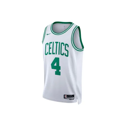 NBA Nike Boston Celtics Финалы 2024 Patch Swingman Джерси Баскетбол Джерси Унисекс Белый