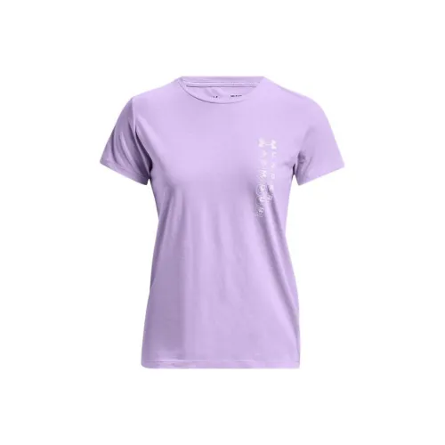 Under Armour T-Shirt Женская Фиолетовая