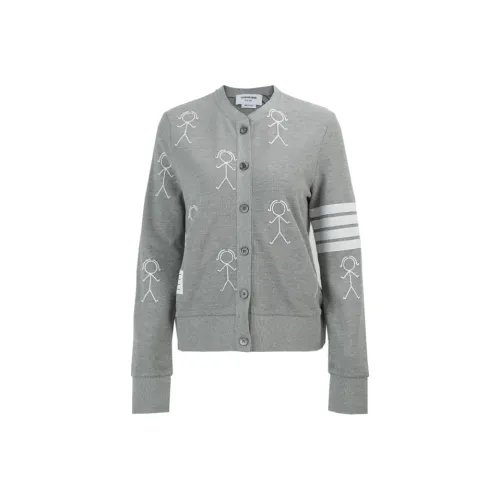 THOM BROWNE Серый Женские Трикотаж