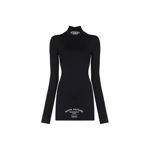 Vetements Черный Женский Трикотаж