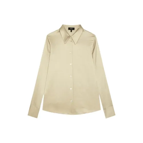 Theory Шампанское Женские Рубашки
