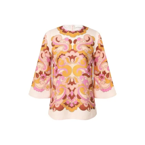 Zimmermann SS24 Рубашка Женская Коралловая