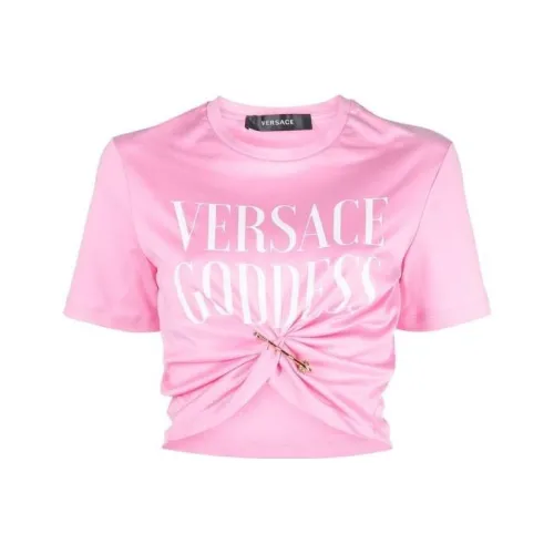 VERSACE Розовые Женские Футболки