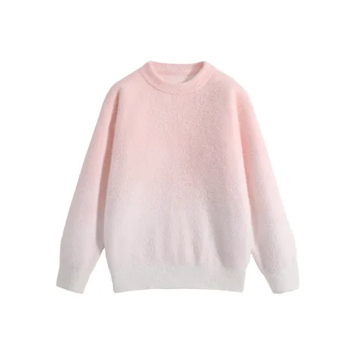 MJ STYLE Свитер Женский Светло-Розовый