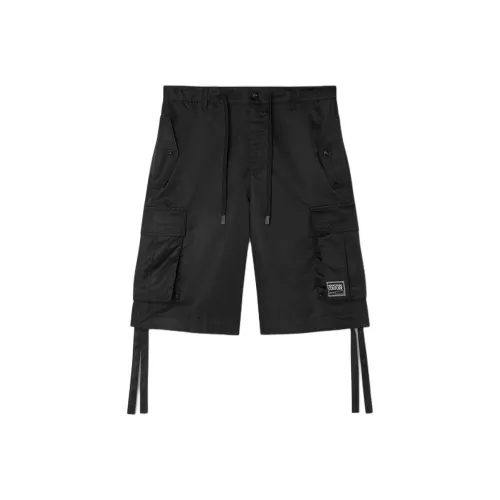 VERSACE JEANS COUTURE Повседневные шорты Мужские Черные