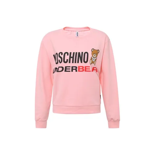 MOSCHINO Розовые Женские Свитшоты