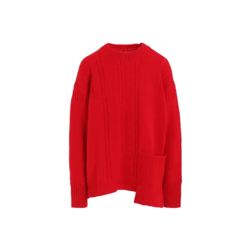 Yohji Yamamoto Red Women's Sweaters  
Yohji Yamamoto Красные Женские Свитера