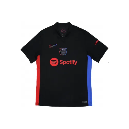 nike FC FW24 FCB M NK DF JSY SS STAD AW Футбол Джерси Унисекс Черный Красный