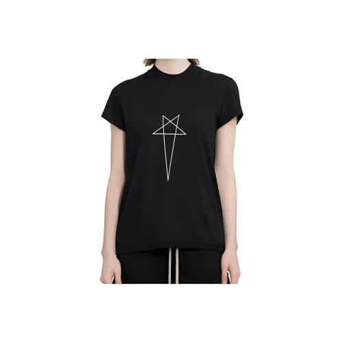 RICK OWENS Черные Женские Т-рубашки