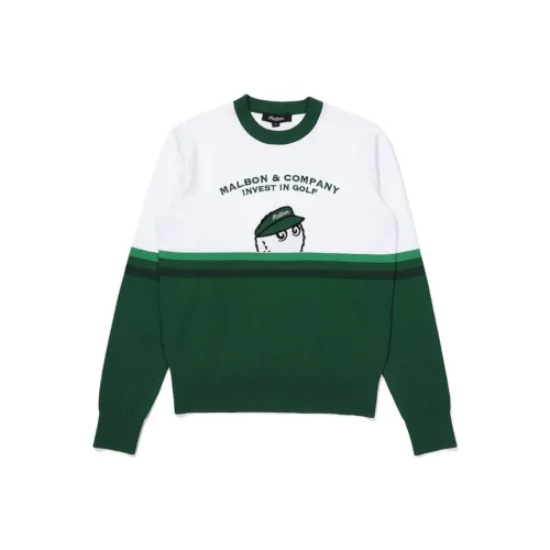 Malbon Golf Свитер Женский Зеленый