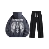 Темно-серый комплект одежды [свитшот + штаны]