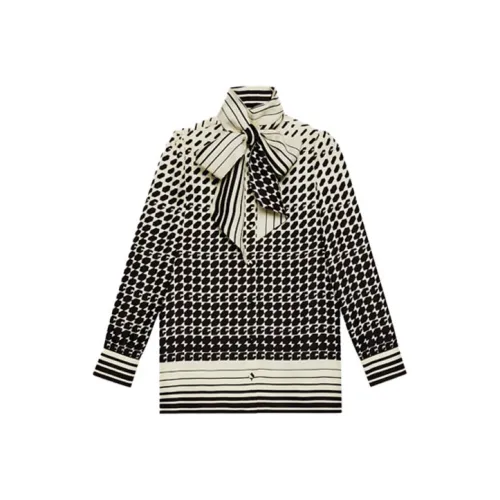 GUCCI Epilogue Черно-белая панда Двуцветные Женские Рубашки