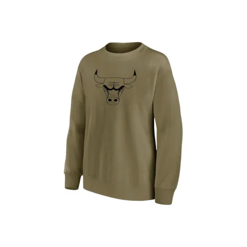 NBA Fanatics Свитшот Женский Оливково-зеленый