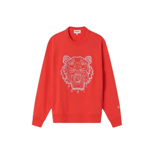 KENZO Женские Толстовки Красного Цвета