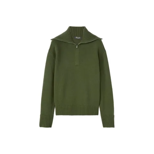 Loro Piana Зеленые Женские Свитеры