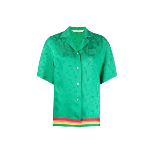 PALM ANGELS Зеленые Женские Рубашки