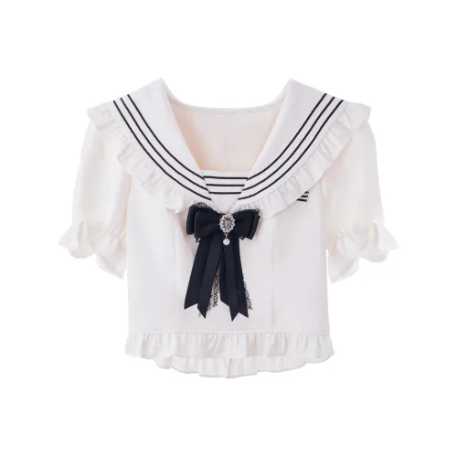 Blovelan Абрикос Женские Рубашки