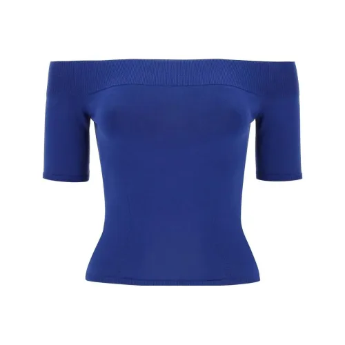 Alexander McQueen Синие Женские Свитеры