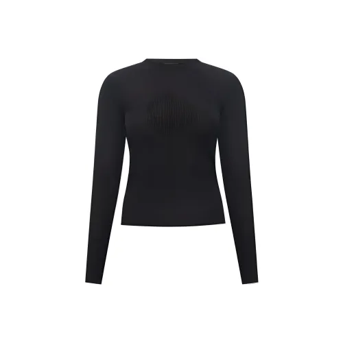 Balenciaga FW23 Свитер Регулярный крой Женский Черный