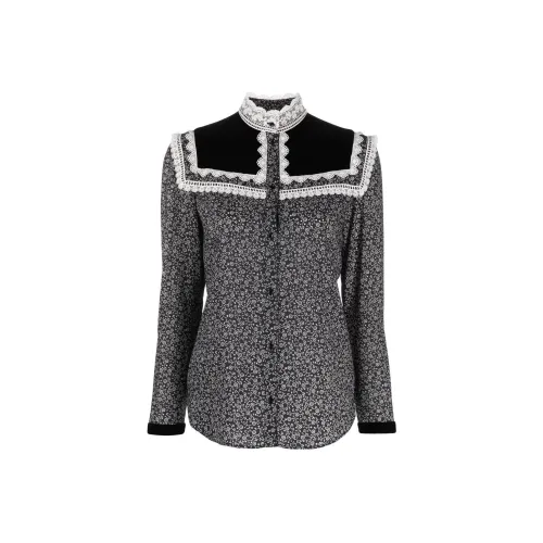 SAINT LAURENT Черные Женские Рубашки