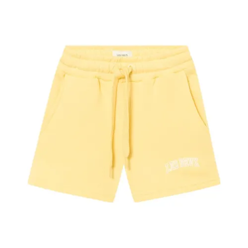 LES DEUX Повседневные шорты Мужские Светло-желтые