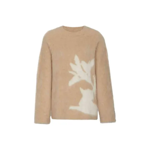 ZHIZHI Новогодний свитер женские коконные верблюды