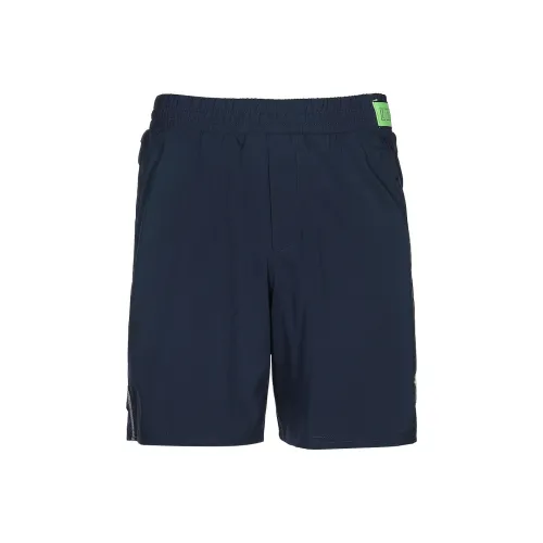 PUMA Вязаные ткани RUN Повседневные шорты Мужские Синие