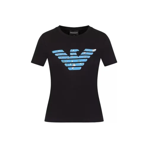 EMPORIO ARMANI Темно-синие Женские Рубашки T