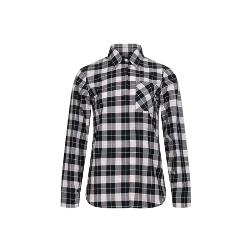 Burberry Рубашка Женская Черная Серый Розовый