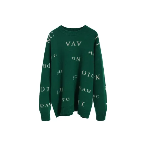 NancyCavally Свитер Женский Christmas Зеленый