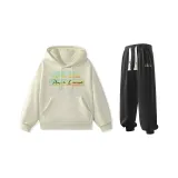 Комплект одежды (Хаки худи + черные штаны)