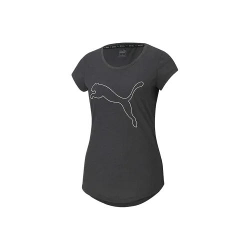 PUMA PERFORMANCEHeather Кошка Обычный T Рубашка Женские Серый