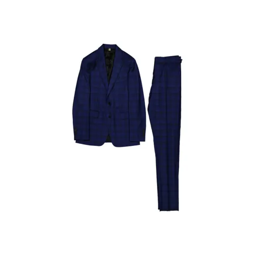 Burberry Бизнес-костюм мужской синий