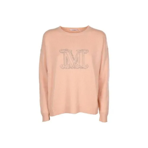 MaxMara Кашемир Свитер Женский Пыльно-Розовый
