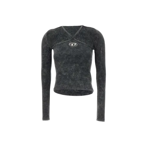 DIESEL Серые Женские Футболки