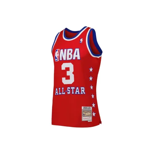NBA x MITCHELL NESS Баскетбольная Джерси Мужская Красная