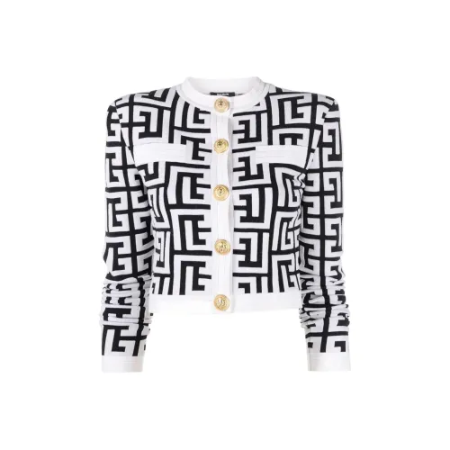 BALMAIN Белый Женский Трикотаж