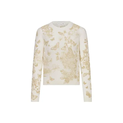 DIOR Бежевые Женские Свитеры