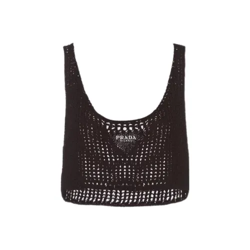 PRADA Черные Женские Камисоли