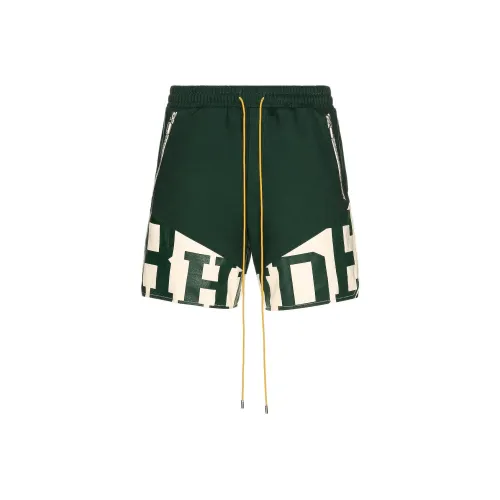 RHUDE Повседневные шорты Мужские Зеленые