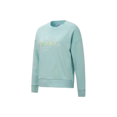PUMA VOGUE Небесно-голубой Женские Свитшоты