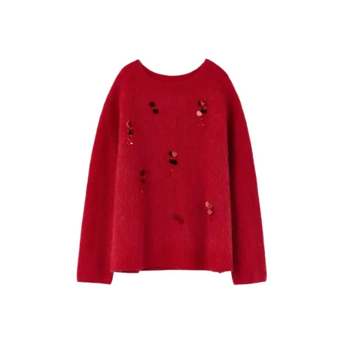 Cocoon Красный Женские Свитеры