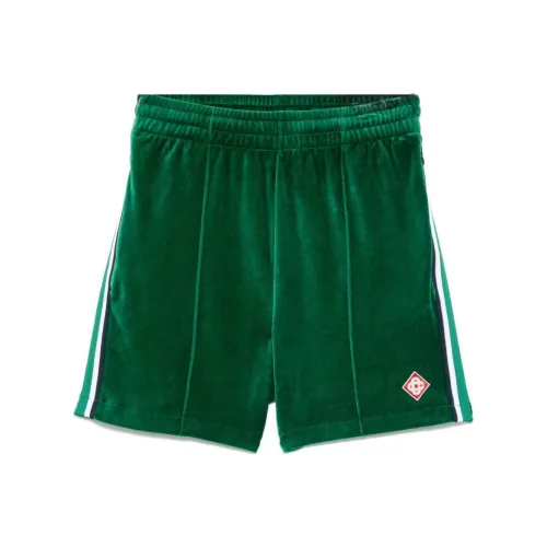 CASABLANCA Повседневные шорты Мужские Изумрудно-зеленый