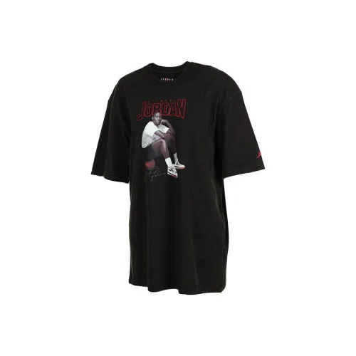 Jordan Черные Женские T-рубашки