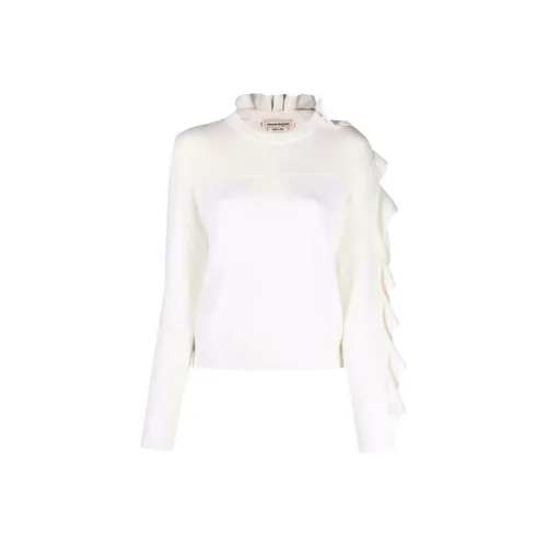 Alexander McQueen Белые Женские Свитеры
